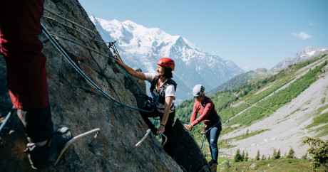 via ferrata, cordée, nature, montagne, sensations