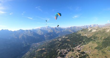 parapente Tignes