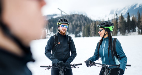 E-bike, snow, evolution2megève, private lesson