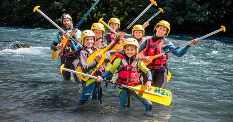 rafting, mini-raft, cano-raft, nature, eau, megève haute savoie