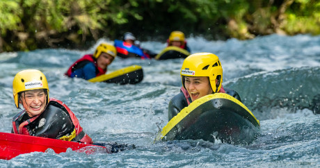 descente en hydrospeed sur l'Isère