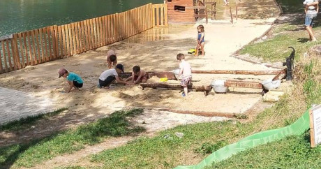 Plage et guinguette bio