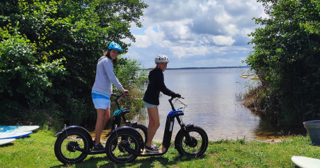 electrique scooter ride