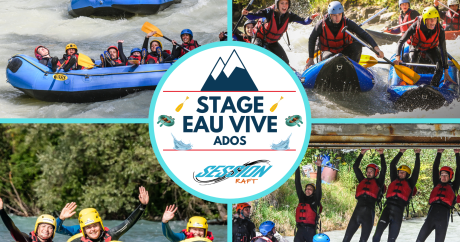 Stage ados eau vive pays du Mont blanc Passy 5 jours