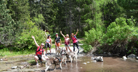 Cani-rando in Megève