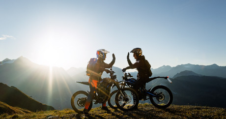 MOTO ELECTRIQUE : randonnée en moto électrique