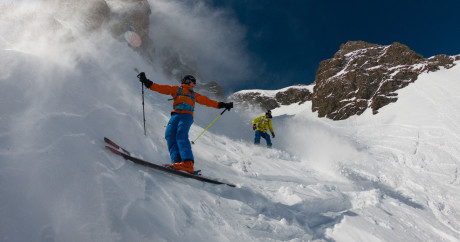 Cours privé de ski hors-piste avec Evolution 2 Tignes.