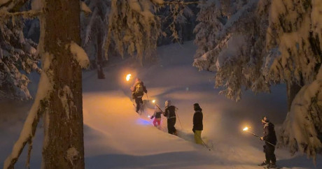 Balade en raquette nocturne - Marche aux Flambeaux
