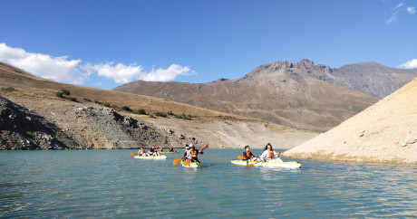 Kayak hiking Val Cenis