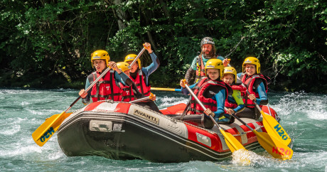 Rafting trip on the Isère, near Bourg-Saint-Maurice