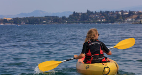 Canoë, Thonon les bain, eau vive, activités lac