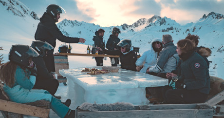 APÉRITIF & DEJEUNER AU SOMMET privé | Tommeuses à Val d'Isère