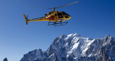 tour du mont blanc helicoptere chamonix