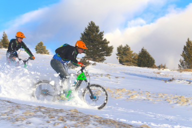 Réservez trottinette électrique hiver Evolution 2 Megève 🛴