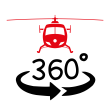 Two panoramic flights